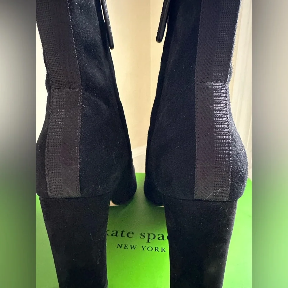 NWB Kate Spade Down Under Stretch Suede Booties - Size 7 - Picture 11 of 16